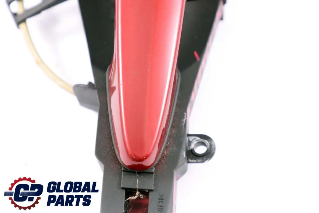 Complete Front Left Grab Handle N/S Exterior Vermilion Red to BMW X6 Series E71 with Part number 7317561 BMW X6 Series E71 Complete Front Left Grab Handle N/S Exterior Vermilion Red - SKU rhd-7317561-VER - Part number 7317561