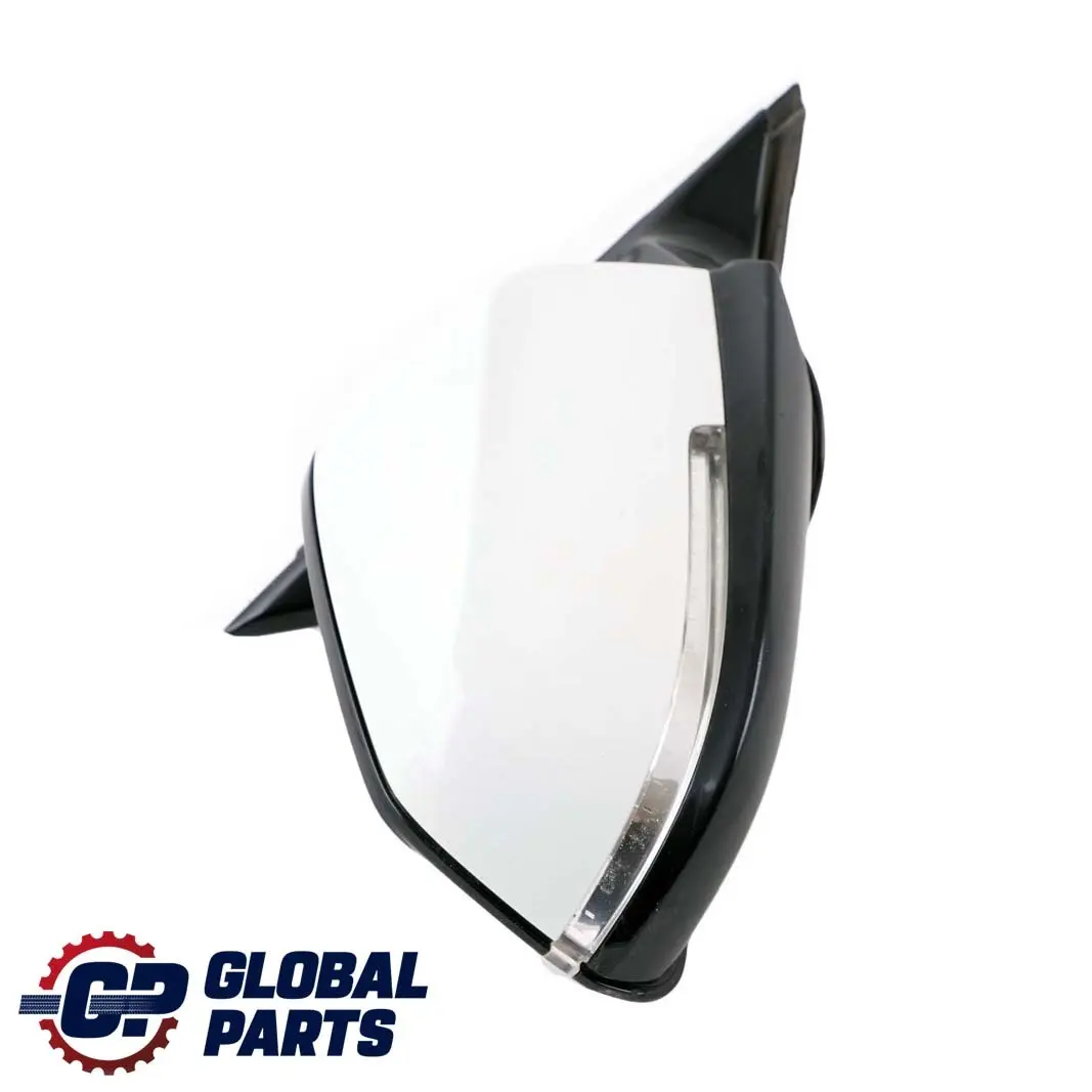 BMW 3 Series F30 F31 High Gloss Heated Right Wing Mirror O/S Alpinweiss White - SKU rhd-7345660-AW - Part number 7345660