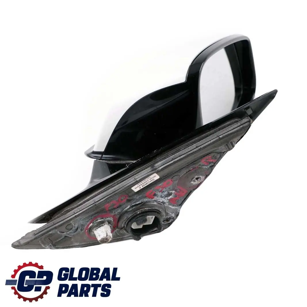 BMW 3 Series F30 F31 High Gloss Heated Right Wing Mirror O/S Alpinweiss White - SKU rhd-7345660-AW - Part number 7345660