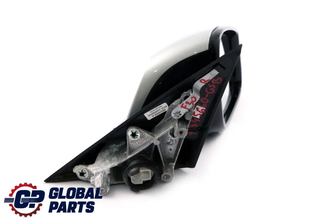 High Gloss Heated Right Wing Mirror O/S Glacier Silver A83 to BMW 3 Series F30 F31 with Part number 7345660 BMW 3 Series F30 F31 High Gloss Heated Right Wing Mirror O/S Glacier Silver A83 - SKU rhd-7345660-GBS - Part number 7345660