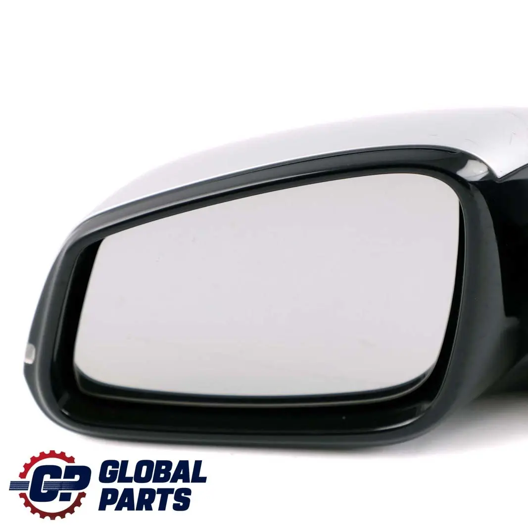 BMW 3 Series F30 F31 High Gloss Heated Left Wing Mirror N/S Glacier Silber A83 - SKU rhd-7345667-GSB - Part number 7345667