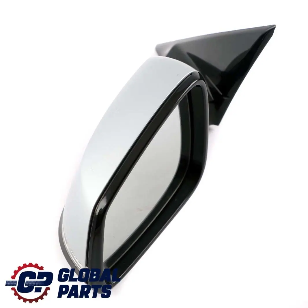 BMW 3 Series F30 F31 High Gloss Heated Left Wing Mirror N/S Glacier Silber A83 - SKU rhd-7345667-GSB - Part number 7345667