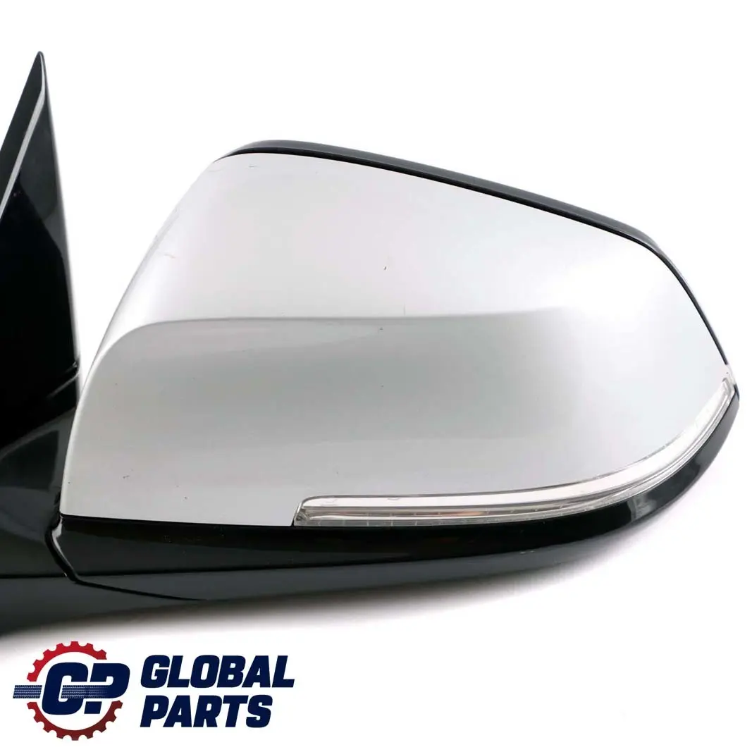 BMW 3 Series F30 F31 High Gloss Heated Left Wing Mirror N/S Glacier Silber A83 - SKU rhd-7345667-GSB - Part number 7345667