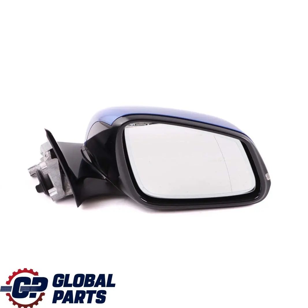 BMW 3 F30 F31 M Sport High Gloss Auto Dip Right Wing Mirror O/S Estoril Blue - SKU rhd-7345680-EB - Part number 7345680