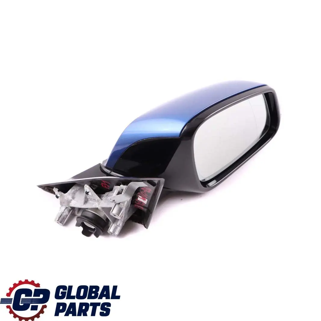 BMW 3 F30 F31 M Sport High Gloss Auto Dip Right Wing Mirror O/S Estoril Blue - SKU rhd-7345680-EB - Part number 7345680