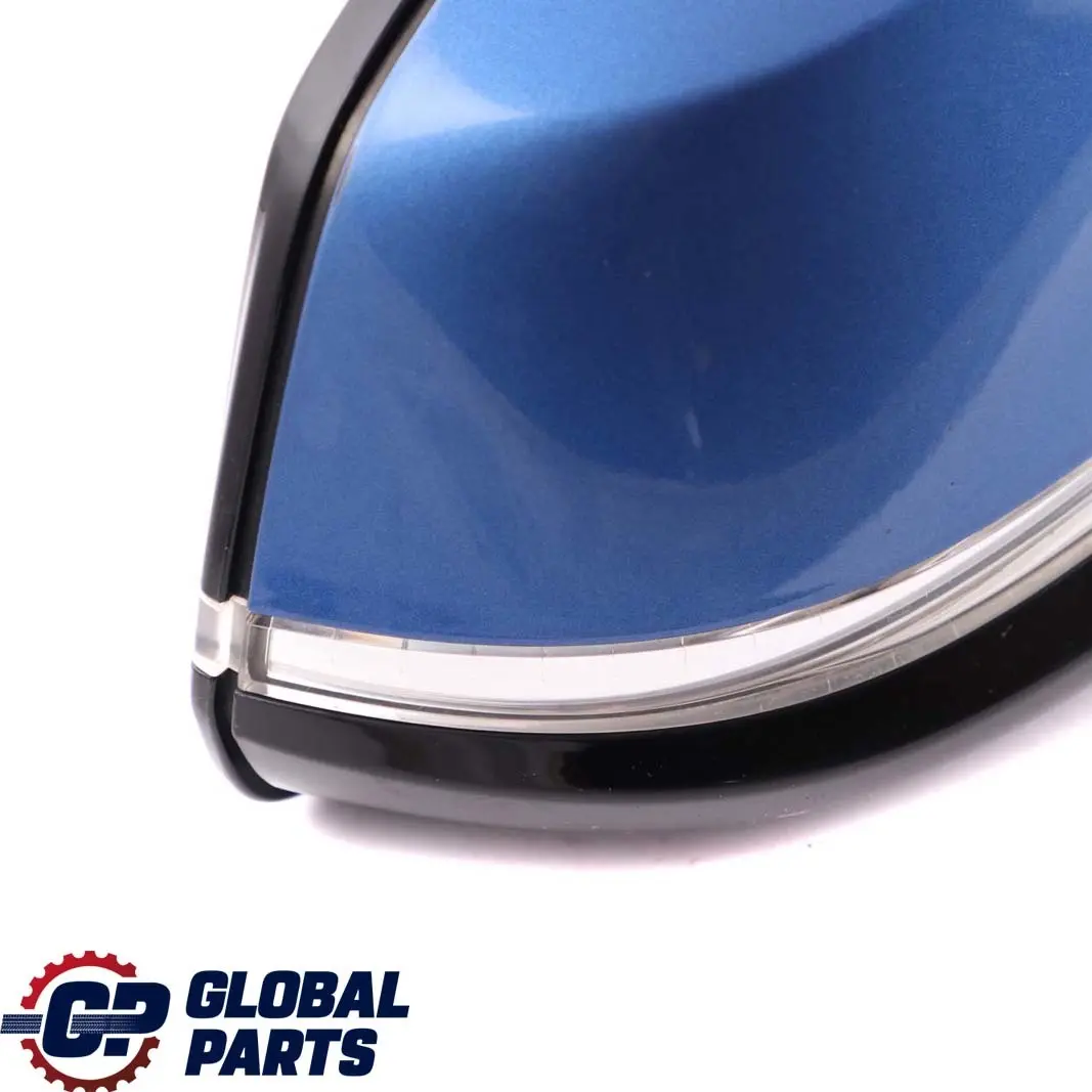 BMW 3 F30 F31 M Sport High Gloss Auto Dip Right Wing Mirror O/S Estoril Blue - SKU rhd-7345680-EB - Part number 7345680