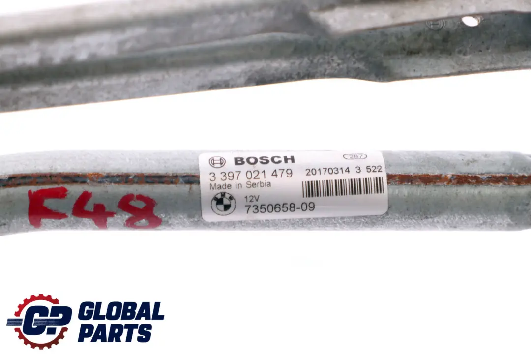 Wiper System Windscreen Complete Motor System to BMW X1 Series F48 with Part number 7350658 BMW X1 Series F48 Wiper System Windscreen Complete Motor System - SKU rhd-7350658 - Part number 7350658