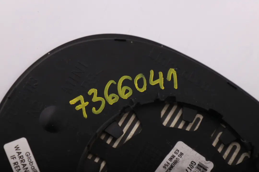 Wing Mirror Glass Heated Left N/S 174113 to Mini Cooper F54 F55 F56 F57 F60 with Part number 7366041 Mini Cooper F54 F55 F56 F57 F60 Wing Mirror Glass Heated Left N/S 174113 - SKU RHD-7366041 - Part number 7366041