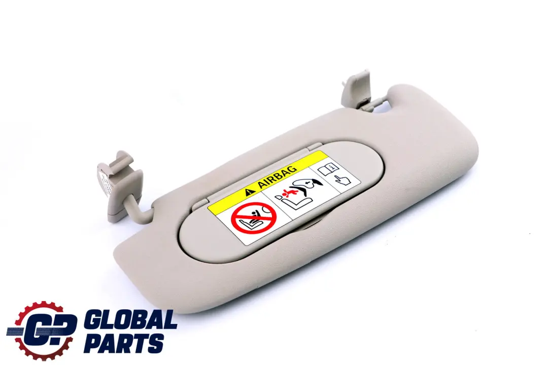 Sun Visor With Label Mirror Left N/S SATELLITE GREY to Mini Cooper 1 F55 F56 with Part number 7382101 Mini Cooper 1 F55 F56 Sun Visor With Label Mirror Left N/S SATELLITE GREY - SKU rhd-7382101-1 - Part number 7382101