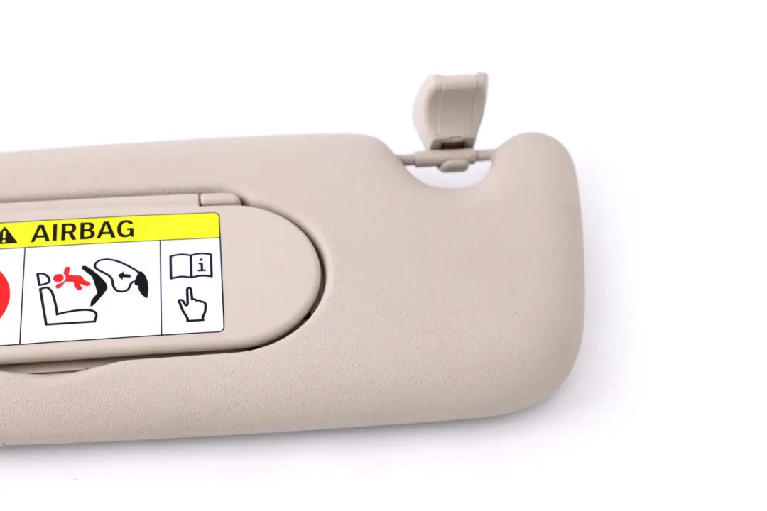 Sun Visor With Label Mirror Left N/S Satellite Grey to Mini Cooper 2 F55 F56 with Part number 7382101 Mini Cooper 2 F55 F56 Sun Visor With Label Mirror Left N/S Satellite Grey - SKU rhd-7382101-2 - Part number 7382101