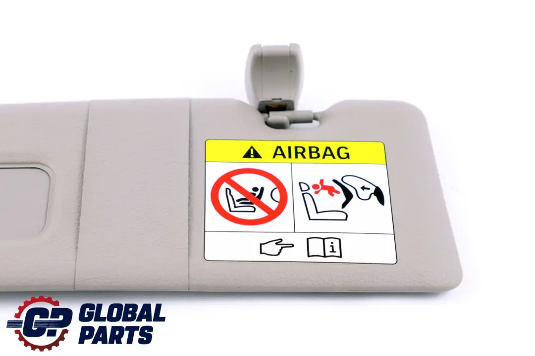 Sun Visor With Label Mirror Left N/S Everestgrau to BMW 2 Series F22 with Part number 7423369 BMW 2 Series F22 Sun Visor With Label Mirror Left N/S Everestgrau - SKU rhd-7423369 - Part number 7423369