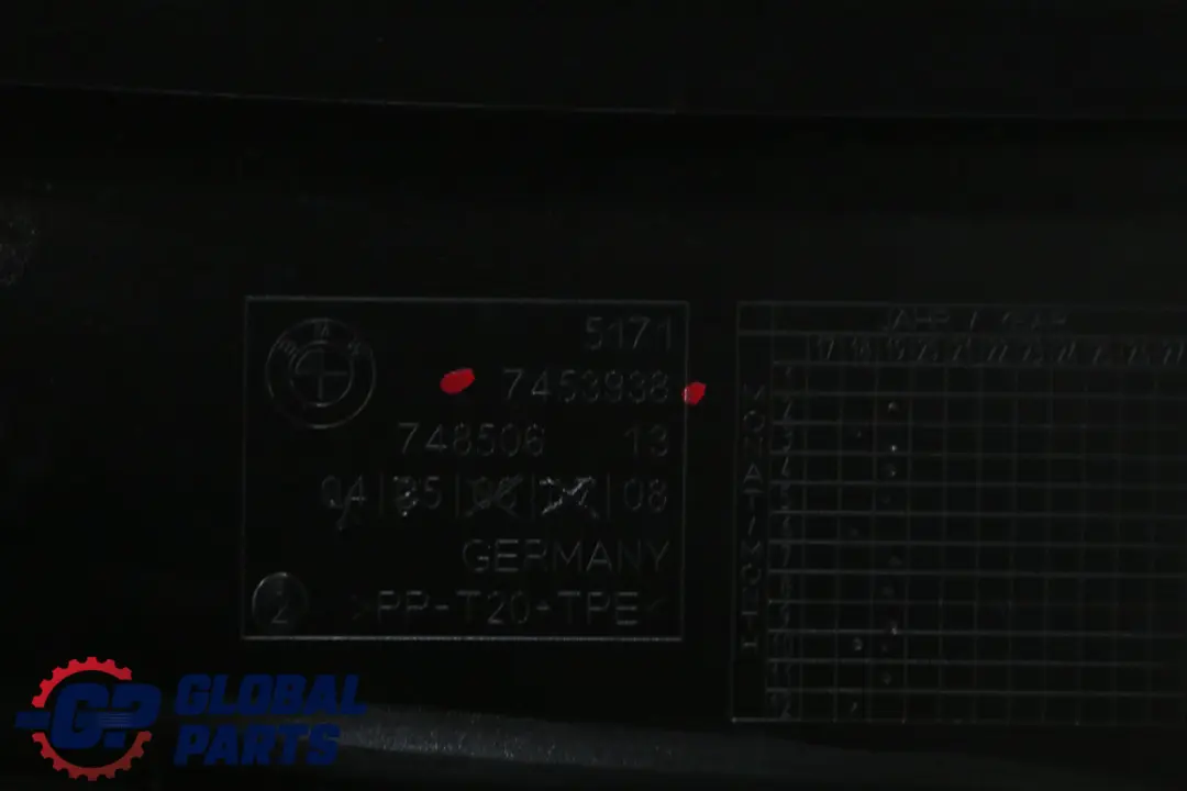 BMW 1 Series F40 Trim Cowl Panel Cover Engine Mounting Part - SKU rhd-7453938 - Part number 7453938