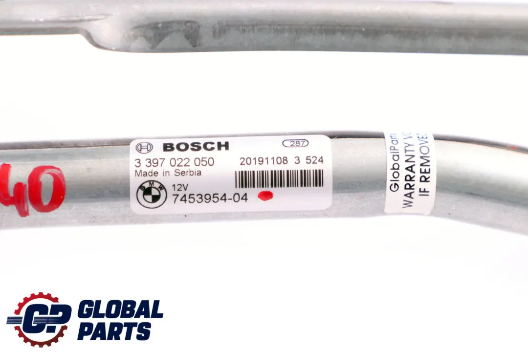BMW 1 2 Series F40 F44 Wiper System Windscreen Complete Motor System - SKU rhd-7453954 - Part number 7453954