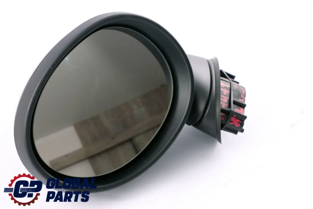 BMW Mini Cooper F55 F56 F57 Left N/S Heated Wing Mirror Power Fold Black 3 Pins - SKU rhd-7471235-BLK - Part number 7471235