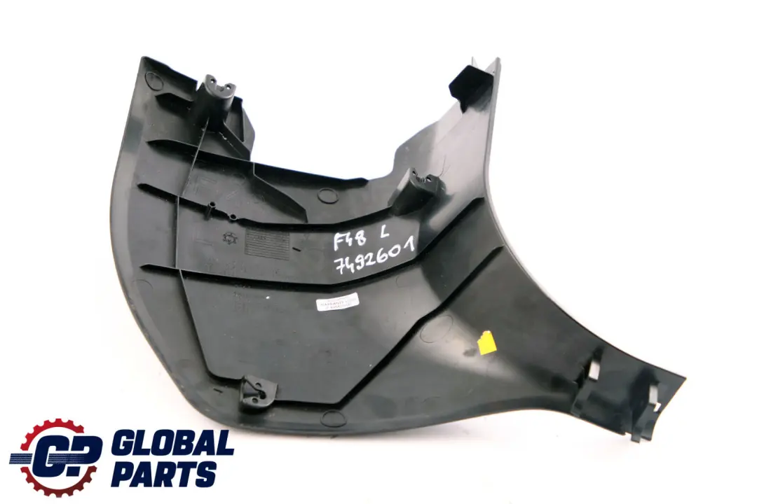 BMW X1 X2 Series F39 F48 Lateral Trim Panel Bottom Front Left N/S Black - SKU rhd-7492601 - Part number 7492601