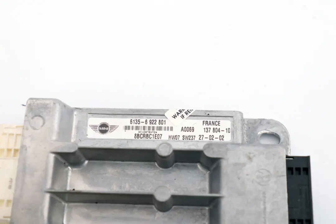 BMW Mini One 1.6i R50 W10 90 HP Petrol Engine ECU Kit Steering Column - SKU rhd-7521545-1 - Part number 7521545