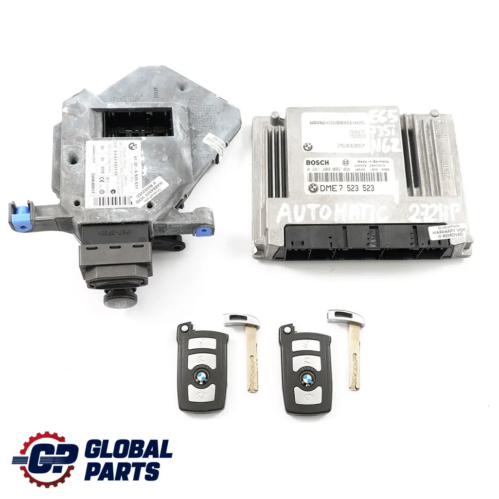 N62 272HP ECU Kit DME + CAS + Keys Automatic to BMW 7 Series E65 E66 735i with Part number 7523523 BMW 7 Series E65 E66 735i N62 272HP ECU Kit DME + CAS + Keys Automatic - SKU rhd-7523523-1 - Part number 7523523