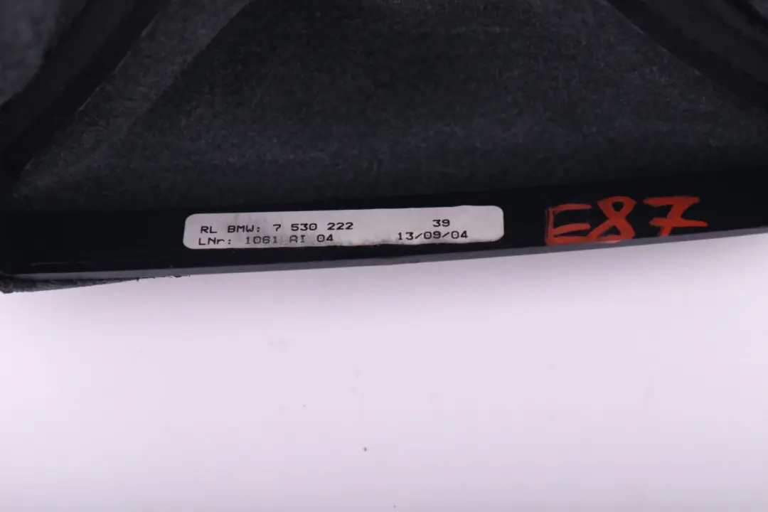 BMW 1 SERIES E87 Manual Gear Shifting Stick Lever leather Cover Part - SKU rhd-7530222 - Part number 7530222