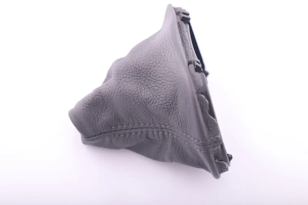 Selector Lever Boot Cover Leather Basalt Grey to BMW 6 Series E63 E64 with Part number 7541797 BMW 6 Series E63 E64 Selector Lever Boot Cover Leather Basalt Grey - SKU rhd-7541797 - Part number 7541797