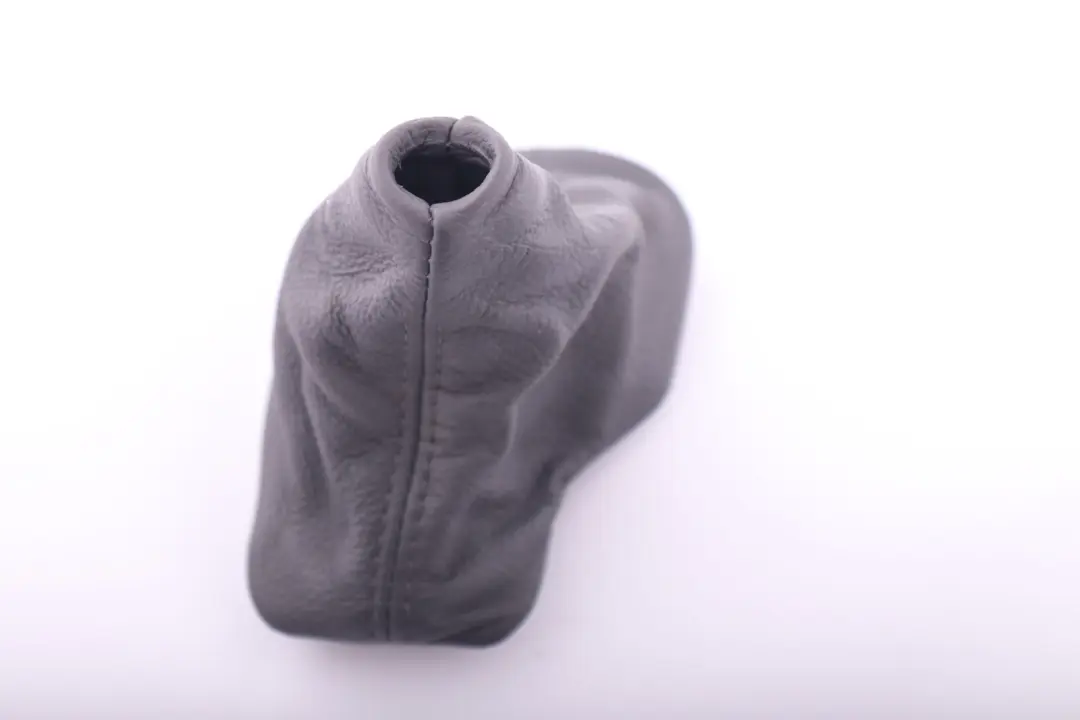 Selector Lever Boot Cover Leather Basalt Grey to BMW 6 Series E63 E64 with Part number 7541797 BMW 6 Series E63 E64 Selector Lever Boot Cover Leather Basalt Grey - SKU rhd-7541797 - Part number 7541797