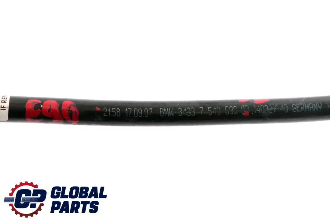 BMW 1 3 Series 2 E87 E90 E91 N43 Petrol Power Brake Vacuum Pipe Hose - SKU rhd-7549698-2 - Part number 7549698