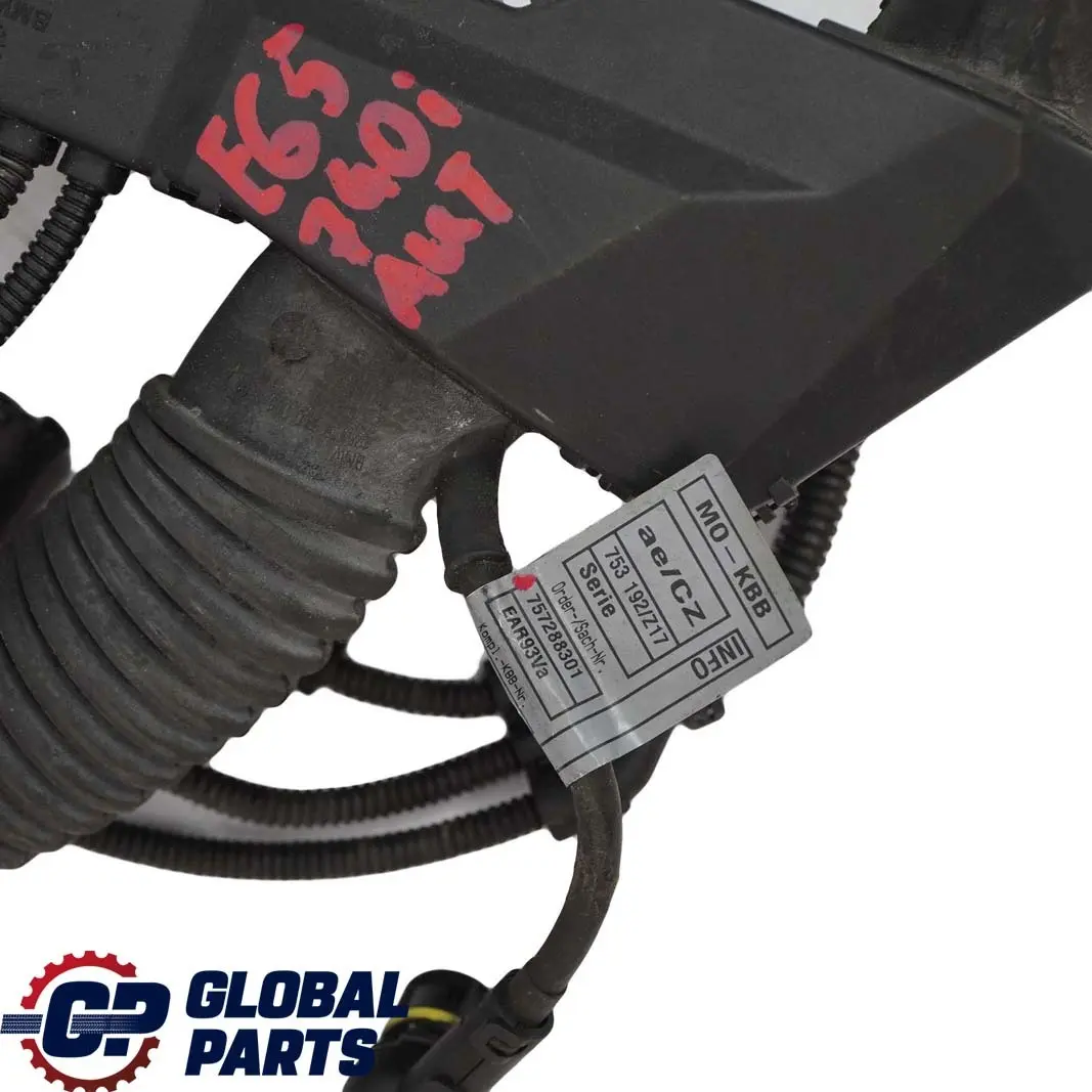 740i Petrol N62 Engine Wiring Loom Harness Automatic to BMW 7 Series E65 with Part number 7572883 BMW 7 Series E65 740i Petrol N62 Engine Wiring Loom Harness Automatic - SKU rhd-7572883 - Part number 7572883