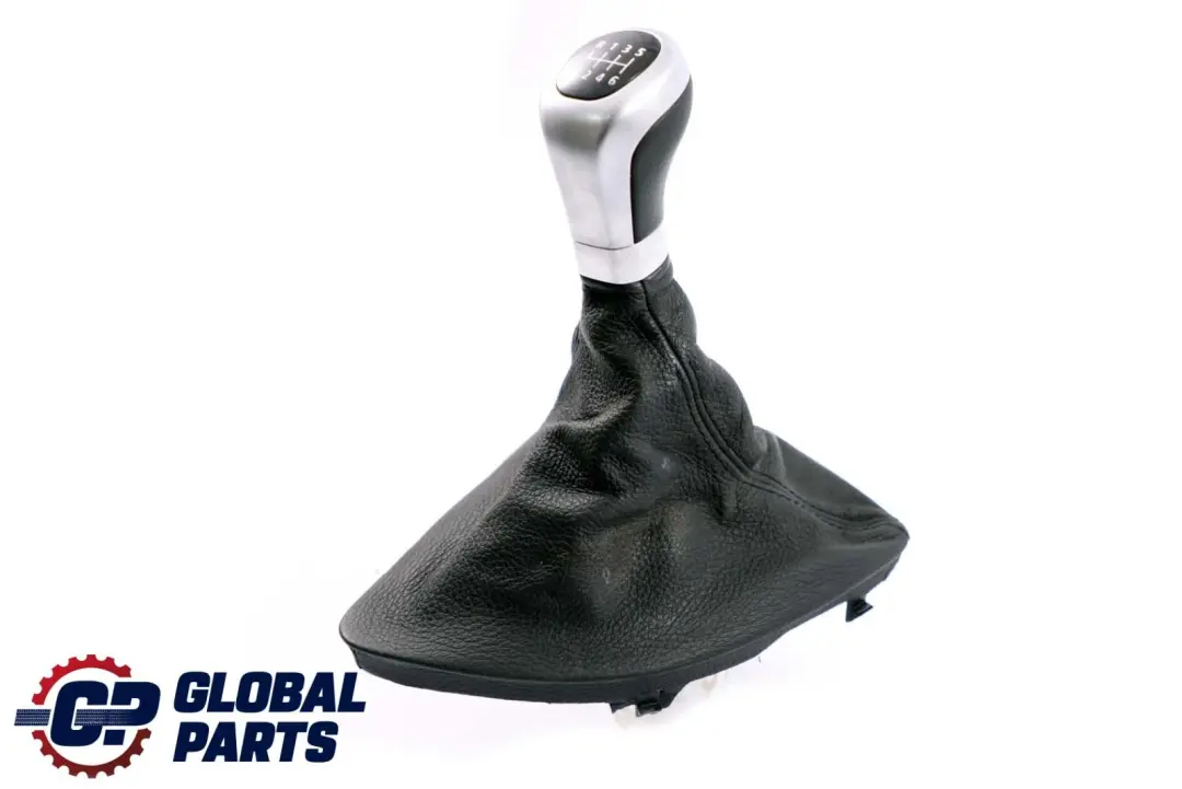 Shift Gear Knob With Cover Leather Chrome Ring to BMW 1 Series E81 E82 E87 with Part number 7595327 BMW 1 Series E81 E82 E87 Shift Gear Knob With Cover Leather Chrome Ring - SKU rhd-7595327-2 - Part number 7595327