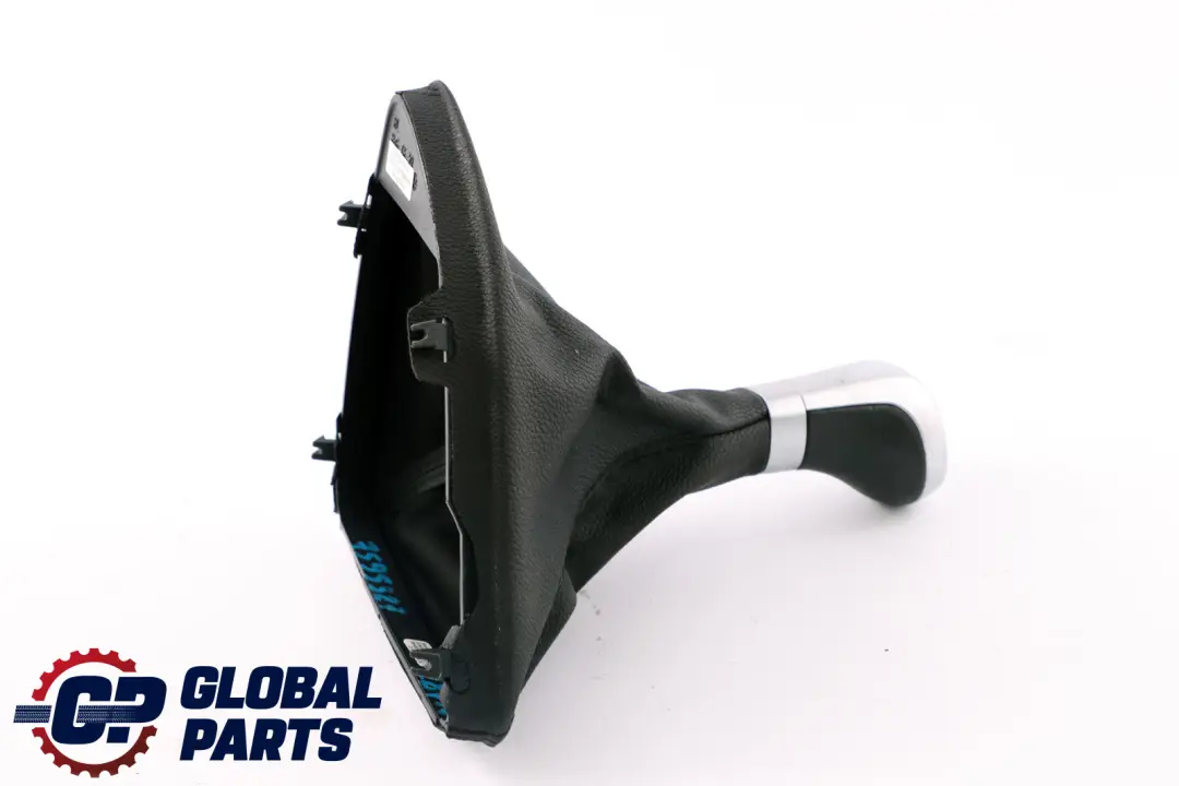 BMW 1 Series E81 E82 E87 Shift Gear Knob With Cover Leather Chrome Ring - SKU rhd-7595327 - Part number 7595327