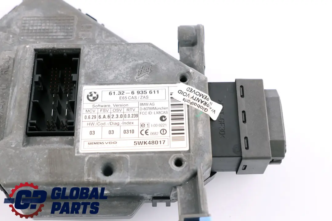 BMW 7 Series E65 E66 730d M57N 204HP ECU Kit DDE + CAS / ZAS + Key - SKU rhd-7792106-1 - Part number 7792106