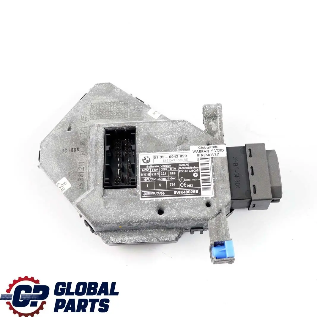 BMW 7 Series E65 E66 730d M57N ECU Kit DDE + CAS / ZAS + Key Automatic - SKU rhd-7792925-1 - Part number 7792925