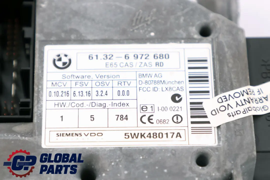 M57N2 231HP ECU Kit DDE + CAS + Key Automatic to BMW 7 Series E65 E66 730d with Part number 7799856 BMW 7 Series E65 E66 730d M57N2 231HP ECU Kit DDE + CAS + Key Automatic - SKU rhd-7799856-4 - Part number 7799856