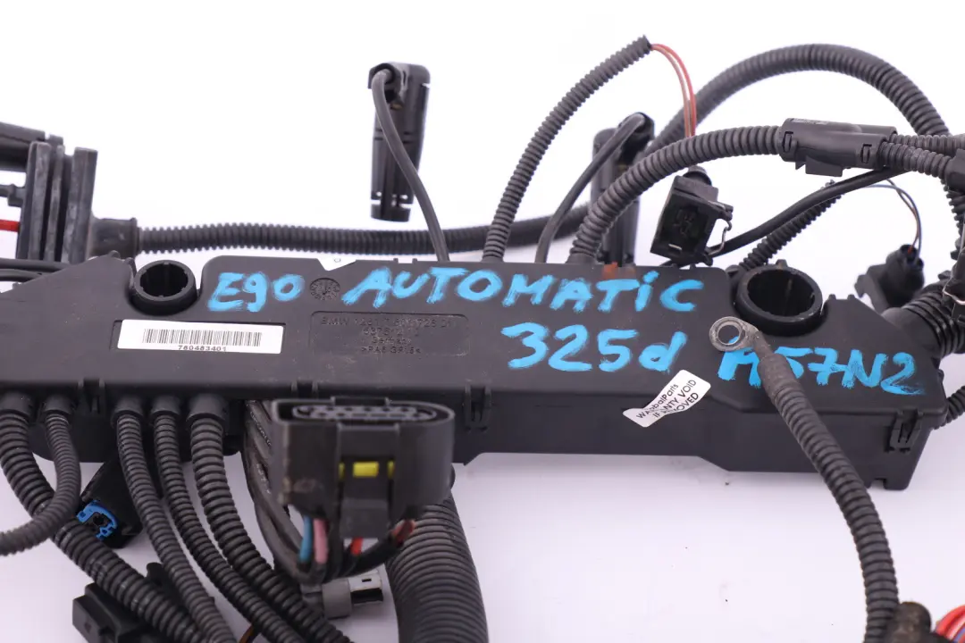 M57N2 Diesel Automatic Engine Wiring Loom Harness to BMW 3 Series E90 E91 E92 325D with Part number 7801103 BMW 3 Series E90 E91 E92 325D M57N2 Diesel Automatic Engine Wiring Loom Harness - SKU rhd-7801103 - Part number 7801103