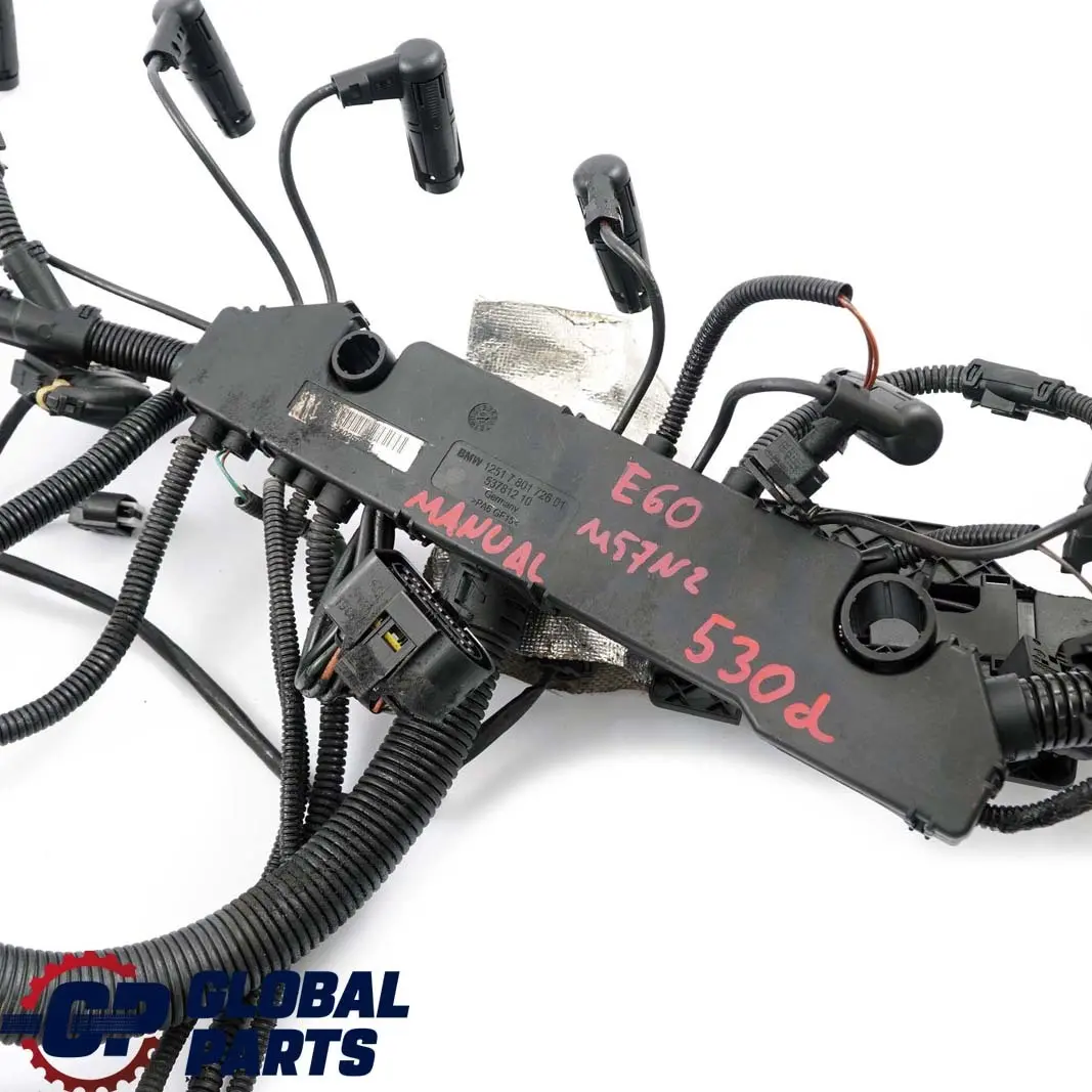 M57N2 Wiring Loom Harness Engine Manual to BMW 5 Series E60 E61 530d with Part number 7802571 BMW 5 Series E60 E61 530d M57N2 Wiring Loom Harness Engine Manual - SKU rhd-7802571 - Part number 7802571