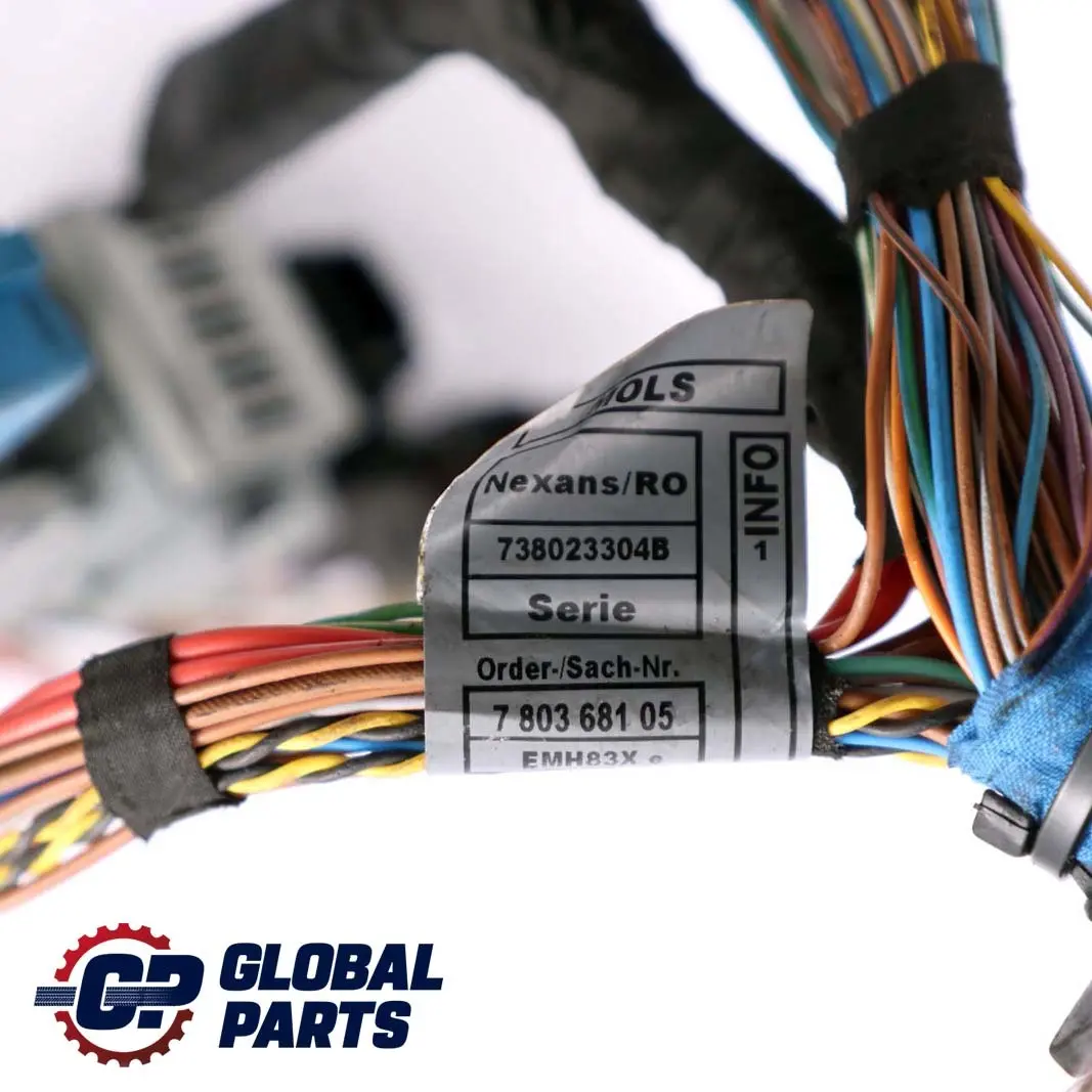 BMW X5 X6 Series E70 3.0sd E71 35dX M57N2 Engine Wiring Harness DDE Set 7803681 - SKU rhd-7803681 - Part number 12517803681