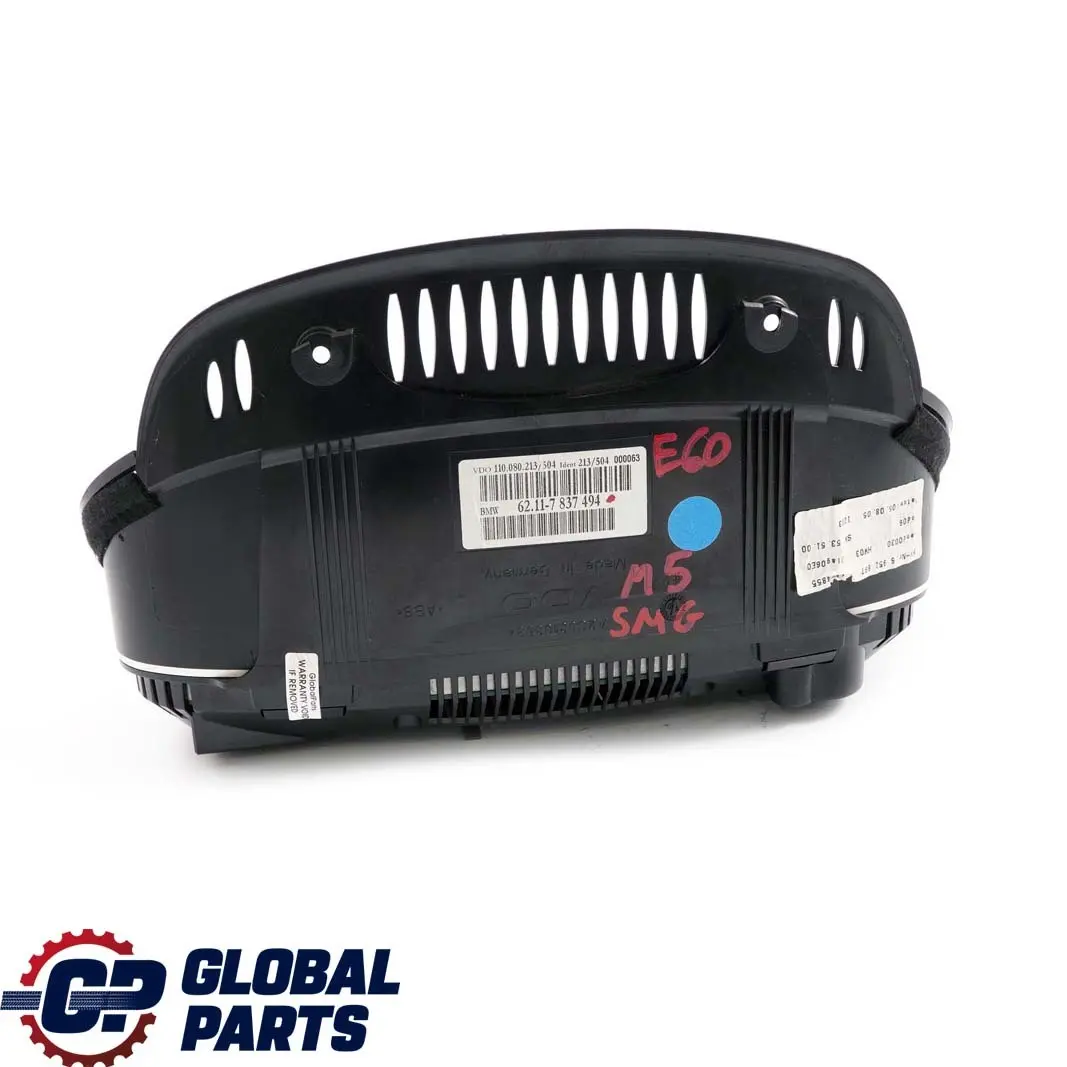 Speedo Clocks Instruments MPH to BMW 5 6 Series E60 E61 LCI M5 E63 E64 M6 with Part number 7837494 BMW 5 6 Series E60 E61 LCI M5 E63 E64 M6 Speedo Clocks Instruments MPH - SKU rhd-7837494 - Part number 7837494
