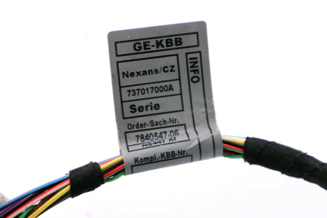 BMW 3 Series E90 E92 E93 M3 Dual Clutch Gearbox Wiring Harness Cable 7840547 - SKU rhd-7840547 - Part number 7842479
