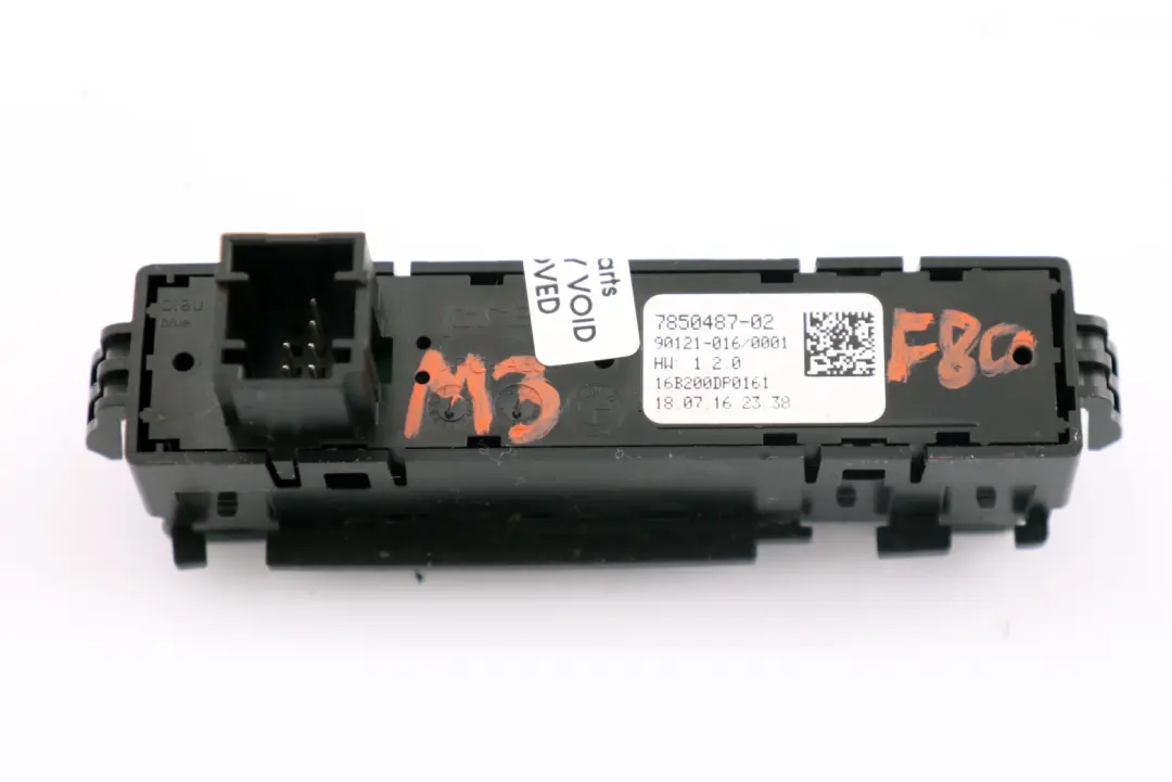 PDC Steering Suspension Control Panel to BMW 3 4 Series F80 M3 F82 F83 LCI with Part number 7850487 BMW 3 4 Series F80 M3 F82 F83 LCI PDC Steering Suspension Control Panel - SKU rhd-7850487 - Part number 7850487