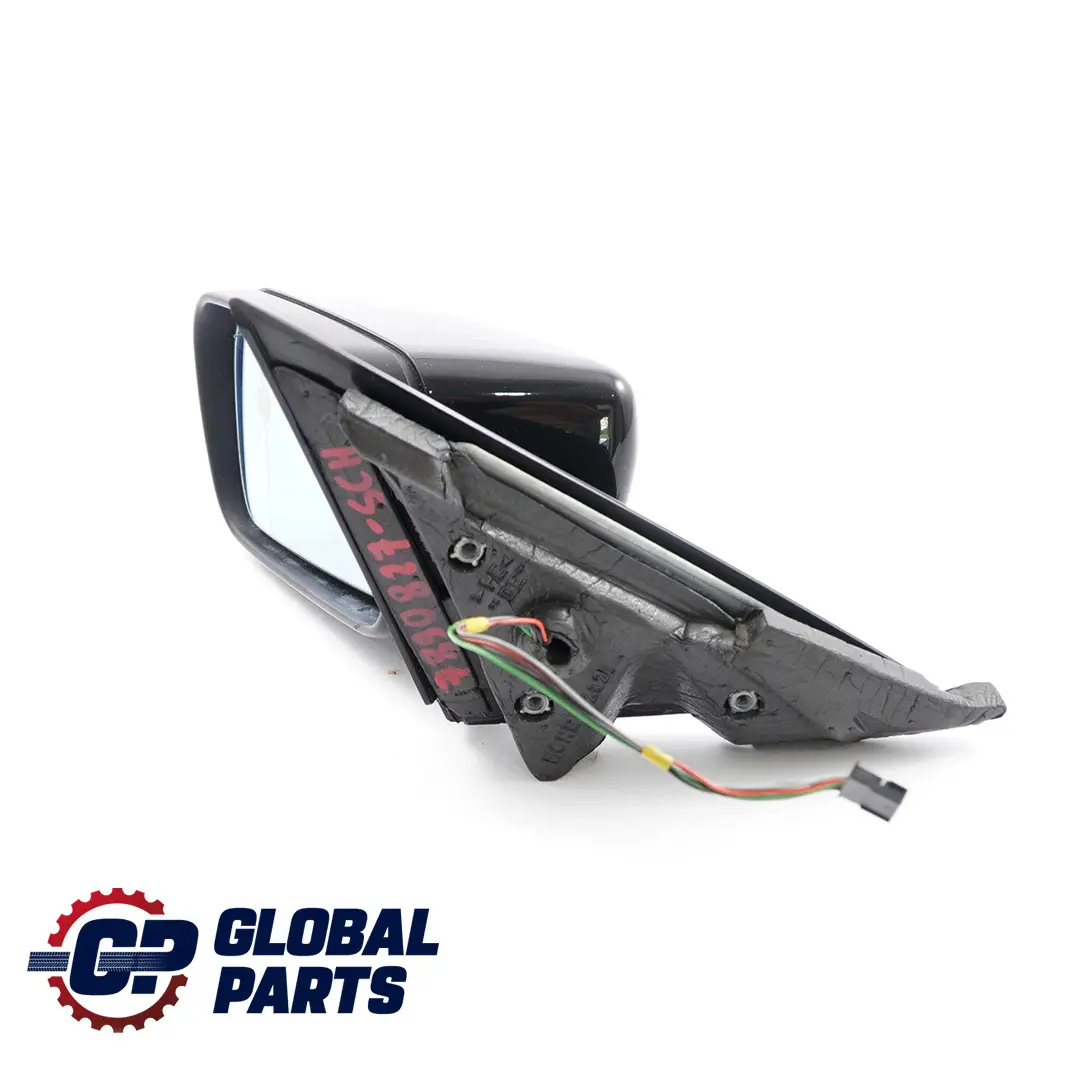 BMW 3 Series E46 Heated Left N/S Wing Mirror High Gloss Black Schwarz 2 - 668 - SKU rhd-7890827-SCH - Part number 7890827