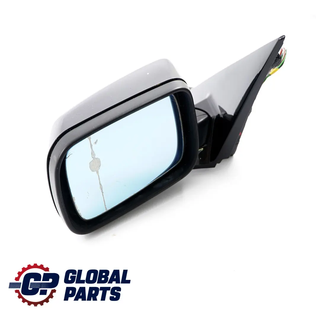 BMW 3 Series E46 Heated Left N/S Wing Mirror High Gloss Black Schwarz 2 - 668 - SKU rhd-7890827-SCH - Part number 7890827