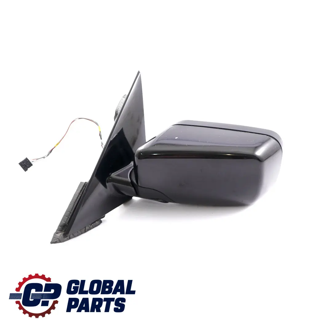 BMW 3 Series E46 Heated Left N/S Wing Mirror High Gloss Black Schwarz 2 - 668 - SKU rhd-7890827-SCH - Part number 7890827