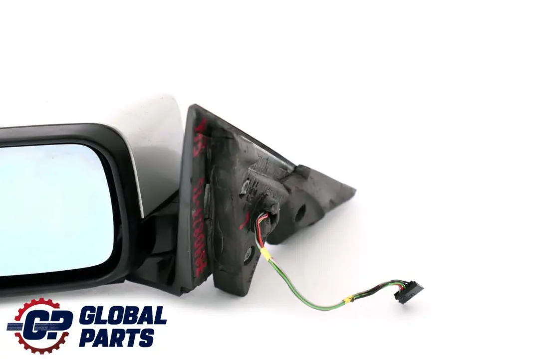 Heated Left N/S Wing Mirror High Gloss Titansilber Silver 354 to BMW 3 Series E46 with Part number 7890827 BMW 3 Series E46 Heated Left N/S Wing Mirror High Gloss Titansilber Silver 354 - SKU rhd-7890827-TS - Part number 7890827