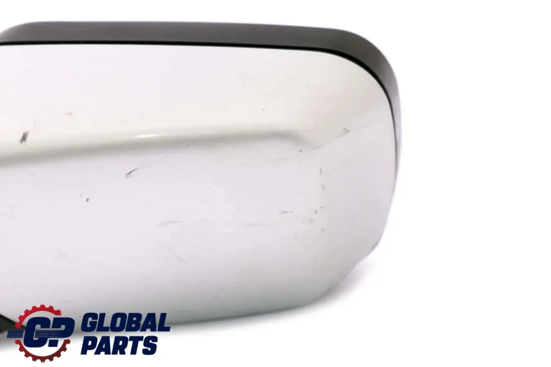 BMW 3 Series E46 Heated Left N/S Wing Mirror High Gloss Titansilber Silver 354 - SKU rhd-7890827-TS - Part number 7890827