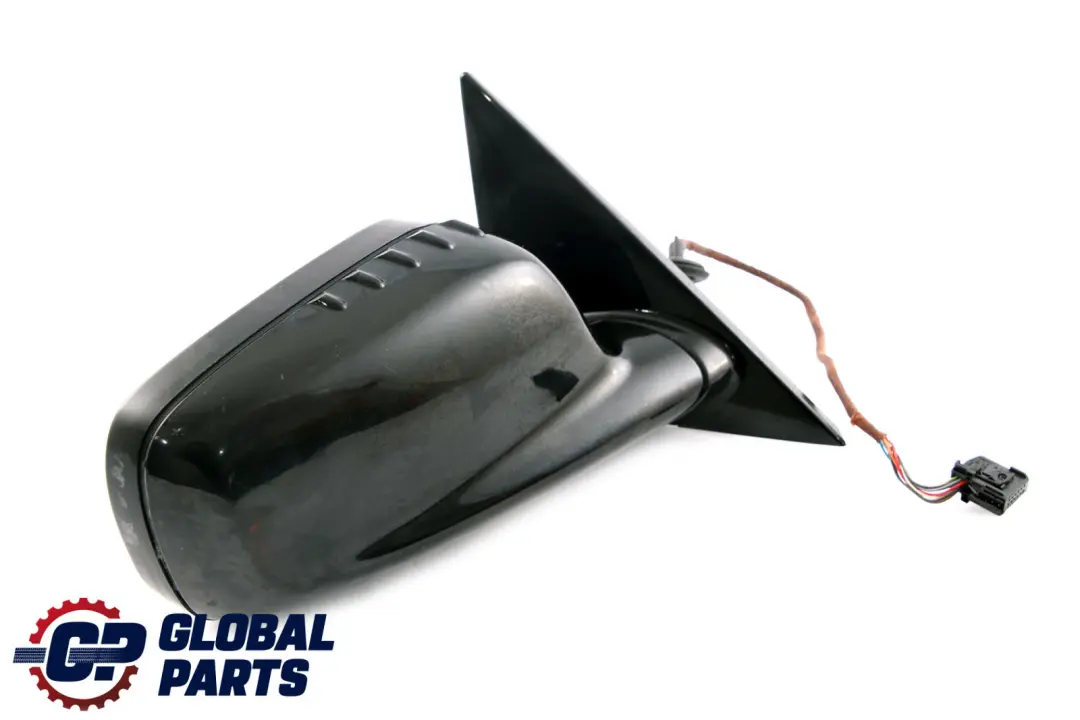 Heated Right O/S Wing Mirror High Gloss Black Sapphire 475 to BMW 3 Series E46 with Part number 7892052 BMW 3 Series E46 Heated Right O/S Wing Mirror High Gloss Black Sapphire 475 - SKU rhd-7892052-BS - Part number 7892052