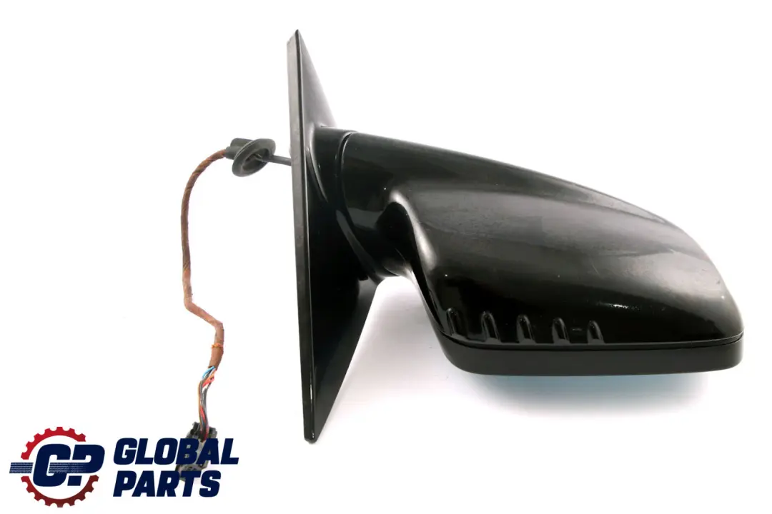 BMW 3 Series E46 Heated Right O/S Wing Mirror High Gloss Black Sapphire 475 - SKU rhd-7892052-BS - Part number 7892052