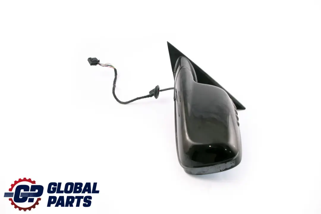 BMW 3 Series E46 Heated Left N/S Wing Mirror High Gloss Black Sapphire 475 - SKU rhd-7892053-BS - Part number 7892053
