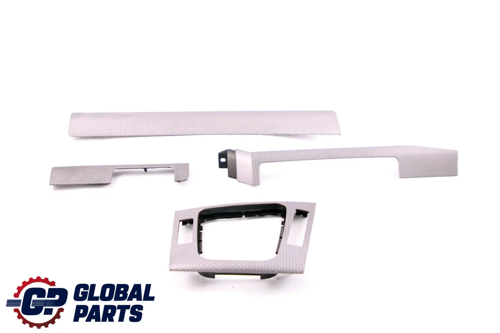 BMW 3 Series E46 Trim Panel Cover Dashboard Strip Aluminium Set Silver Cube