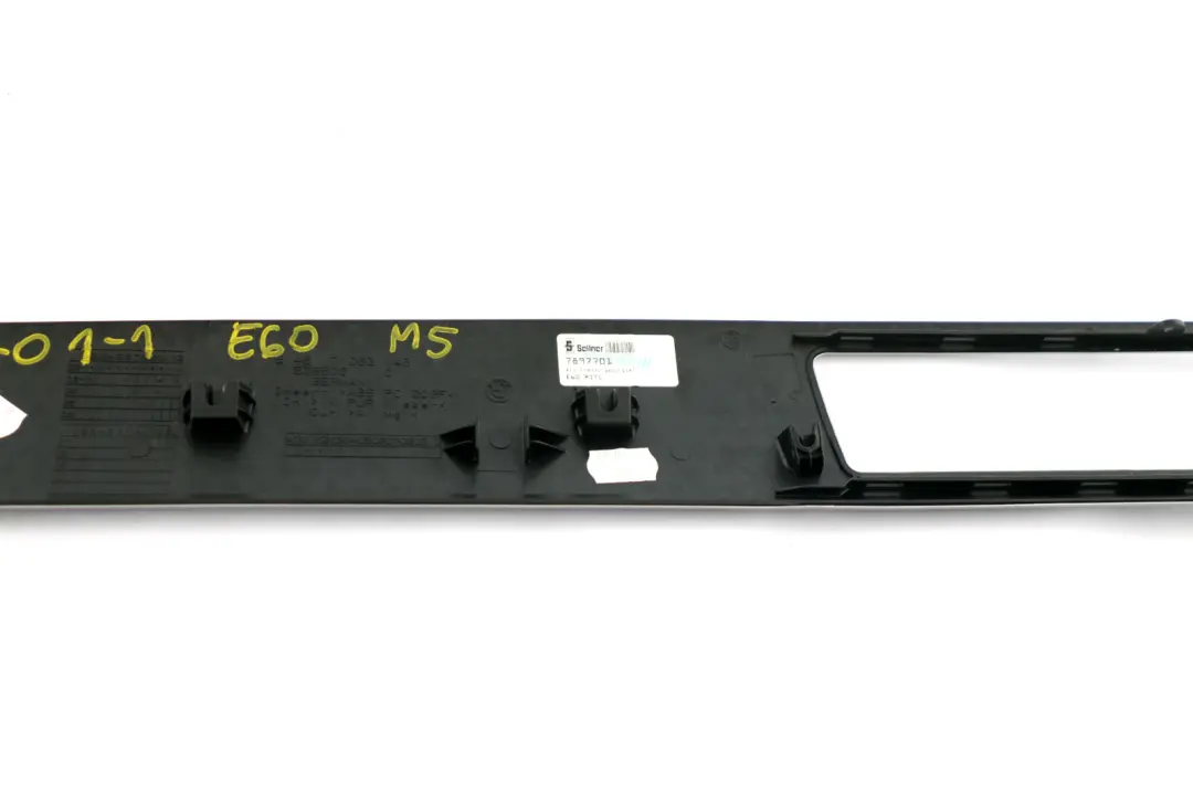 BMW 5 Series 1 E60 Interior Strip Cover Trim Dashboard Left N/S Alu Shadow - SKU rhd-7897701-1 - Part number 7897701