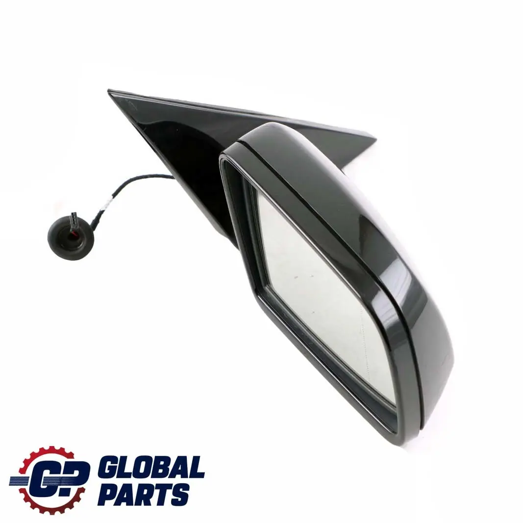 BMW 5 Series E60 E61 Auto Dip High Gloss Right Wing Mirror O/S Black Sapphire - SKU rhd-7899280-BS - Part number 7899280