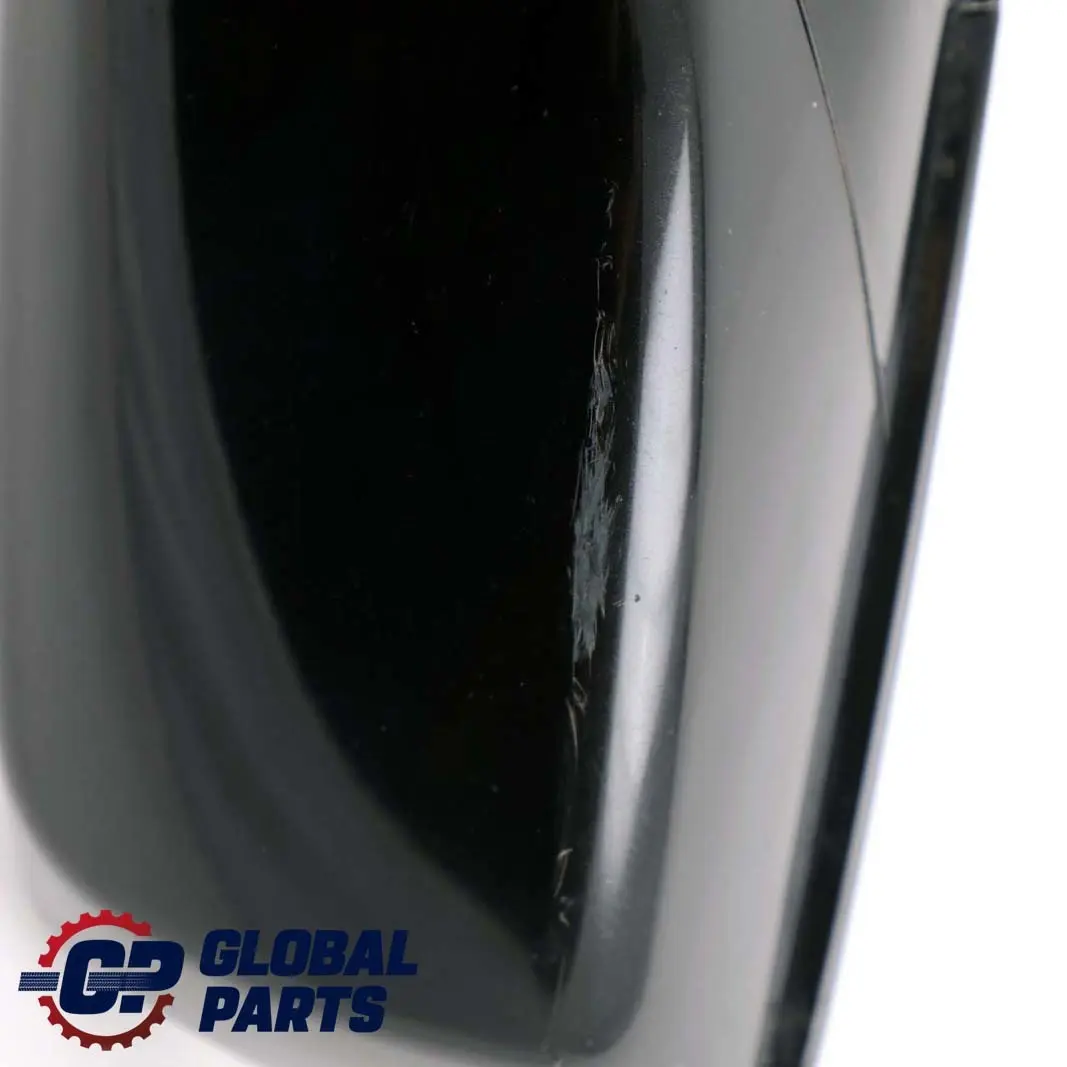 BMW 5 Series E60 E61 Auto Dip High Gloss Right Wing Mirror O/S Black Sapphire - SKU rhd-7899280-BS - Part number 7899280