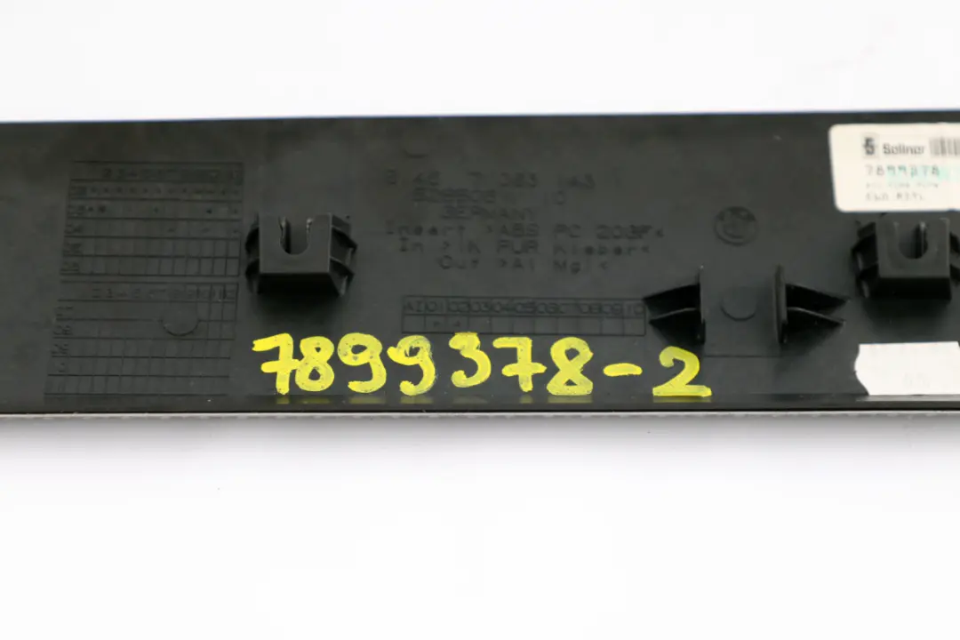 Decorative Strip Dashboard Left N/S Alu Cube Pure Silver to BMW 5 Series E60 E61 with Part number 7899378 BMW 5 Series E60 E61 Decorative Strip Dashboard Left N/S Alu Cube Pure Silver - SKU rhd-7899378-2 - Part number 7899378